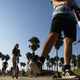 Scooter riders in Los Angeles